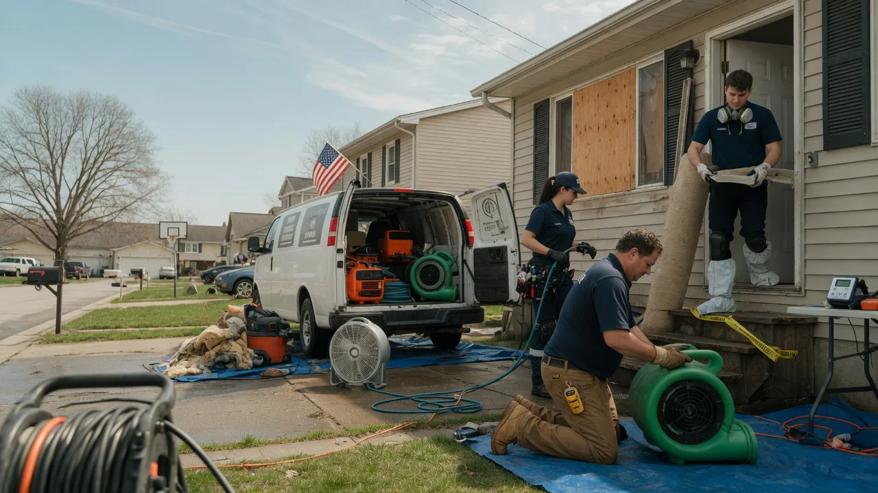 Water Damage Restoration in Amelia, OH near me